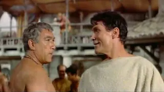 Anthony Quinn & Jack Palance IN🎬Barabbas (1961)🎥Barabbas Meets Torvald》Trained to Become A Gladiator