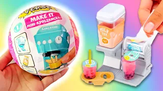 MAKING *MORE* MINI FOOD! MiniVerse Make It Mini Appliances! Boba, Soda, Coffee and More!