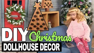 DIY Christmas Dollhouse Miniature Doll Crafts in One Sixth Scale
