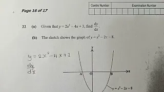 Calculus and Parabola