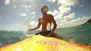 Surfing Hawaii Sunset Beach and Waikiki GoPro