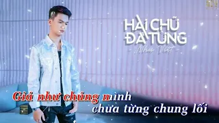 Karaoke | Hai Chữ Đã Từng - Như Việt | Tone Nam Beat Chuẩn