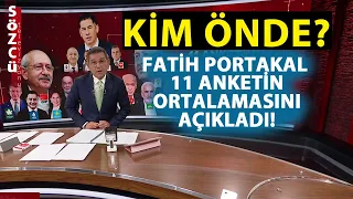 11 Seçim Anketinin Ortalaması Alındı... Fatih Portakal Çarpıcı Sonuçları Bu Sözlerle Açıkladı