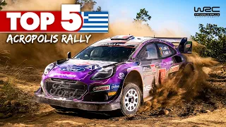 Top Five Moments from Acropolis Rally Greece 🇬🇷