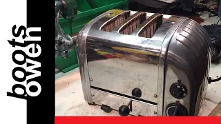 Testing and Cleaning a Dualit 3 slice toaster that I found in a skip: model 3SLUK