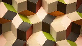 Three Dimensional Penrose Tiling by Debora Coombs and Duane Bailey