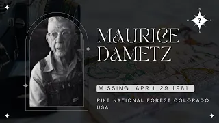 Maurice Dametz Disappearance Apr 29 1981