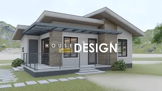 SMALL HOUSE DESIGN | 8.60m x 8.20m (71 sqm) | 2 BEDROOM