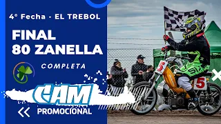 80cc Zanella - FINAL COMPLETA - 4a Fecha El Trebol - CAM PROMOCIONAL 2023