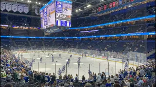 Lightning Warmups vs Wild January 24