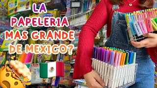 VISITE LA PAPELERÍA MÁS GRANDE DE MÉXICO 🤑📚🖍️✂️ | Study with Sol