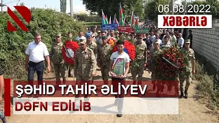 Şəhid Tahir Əliyev dəfn edilib - Hərbçi doğulduğu Ağstafa rayonunda torpağa tapşırılıb