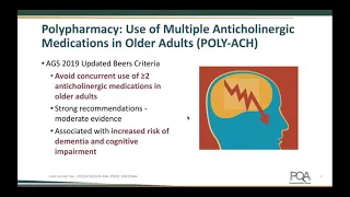 PQA Quality Forum: Polypharmacy: Optimizing Care Isn’t Always Adding Medications