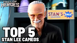 Top 5 Stan Lee Cameos | Spider-Man Movies | Hall Of Heroes