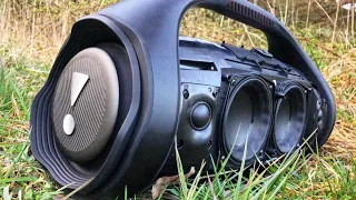 JBL Boombox 2 EXTREME BASS TEST !!! LOW FREQUENCY MODE 100% VOLUME !!!