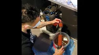 Cleaning a prefilter from Oase BioMaster Thermo 850 in less then 3 minutes