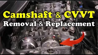 Camshaft & CVVT Removal & Replacement - Nu Engine - KIA & Hyundai 4 Cylinder Engines With Dual CVVT