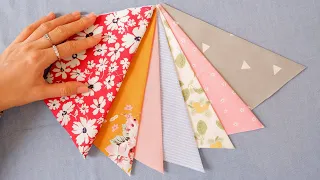 Look What I Made With Some Pieces Of Scrap Fabric | Sewing Ideas | Thuy Crafts