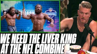 Pat McAfee Says We Need To See The Liver King At The NFL Combine