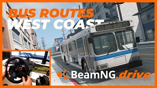 BeamNG.drive | Bus Routes - Star Diner, West Coast USA