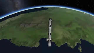ksp kOS autonomous rocket landing falcon 9 style