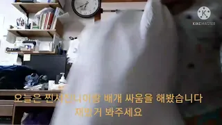 찐서진님이랑 베개 싸움하기