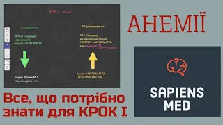 КРОК-1. Анемії. Все, що потрібно знати.