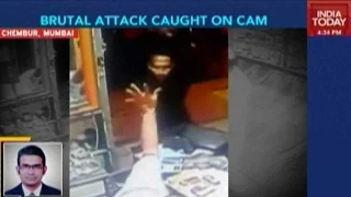 Caught On Camera: Mumbai Shopkeeper Attacked With Sword