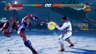 Kazuya New Hardest Max Damage Combos