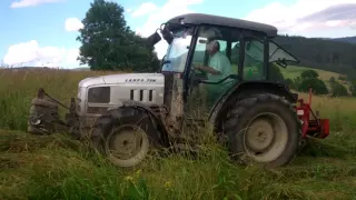 Lamborghini LAMPO 70W, Zetor Forterra 95 grass mowing