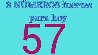 3 Números para hoy directos/ 31 de marzo 2023