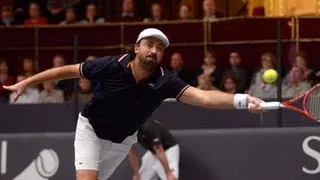 Henri Leconte against Mats Wilander at Statoil Masters Tennis, London Dec 2012 - video series