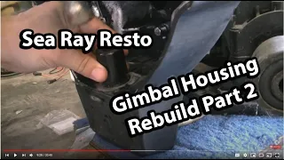 Rebuilding and painting the Gimbal housing part 2 VLOG# 51
