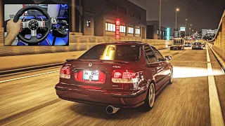 Tuğçe Kandemir - Yanlış l Simge - Aşkın Olayım Honda Civic 1.6 VTİ - Assetto Corsa