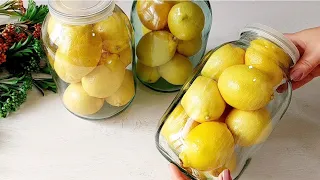 БЕЗ заморозки! БЕЗ варки! Так я сохраняю лимоны свежей в течение 2 ГОДА! #лимонное #варенье