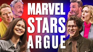 Zendaya, Tom Holland & Benedict Cumberbatch Argue Over Marvel | Agree To Disagree | @LADbible