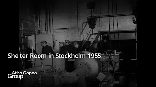 Shelter Room in Stockholm 1955