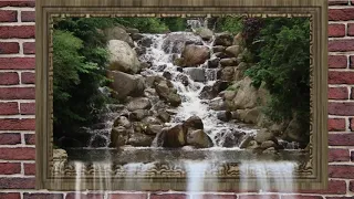 Футаж. Водопад. Картина. Footage. Waterfall. Picture.