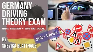 Prepare Germany Driving Theory Exam in English | Questions and Answers Discussed