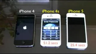 iPhone 5 vs. iPhone 4, 4s speed test
