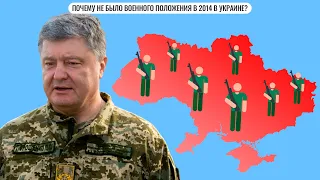 Почему не было военного положения в 2014 в Украине?