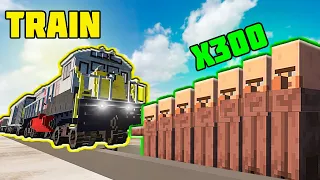 Experiment: Train vs Minecraft #1 | Teardown