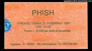 Phish 2-21-97 Tenax Florence, Italy
