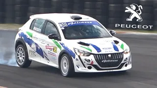 NEW Peugeot 208 Rally4 with Anti-Lag System! - 3-Cylinder Turbo Engine ft. Loud Pops!