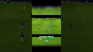 Remember the Name  Wayne Rooney's Hat Trick from the Halfway Line #shortsviral #shorts #football