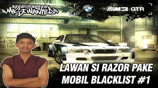 Lawan Si Razor Pake Mobil Blacklist 1 Razor - NFS Most Wanted