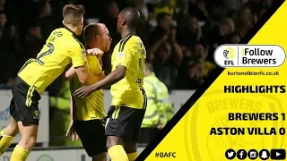 CARABAO CUP HIGHLIGHTS | Burton Albion 1-0 Aston Villa