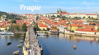 [4K]🇨🇿 Prague, Czech Republic: The historical capital of Bohemia. Lunch at Pivovar Strahov.🍺🍖