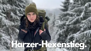 Harzer Hexenstieg im Winter - 110 km Wandern in 3 Tagen (Part 1) | Sabrina Outdoor