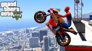 GTA 5 Spiderman Ragdolls Moments Compilation ( Euphoria Physics, Fails, Jumps, Funny Moments )